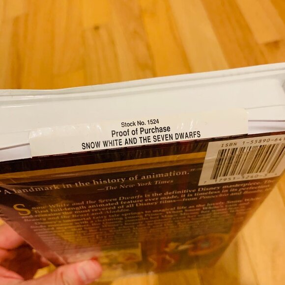 Snow White & the Seven Dwarfs (VHS, 1994) Masterpiece Collection #1524 - Picture 3 of 8